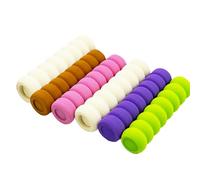 Juego de 6 protectores de manija de puerta de espuma suave para niños, 5 colores