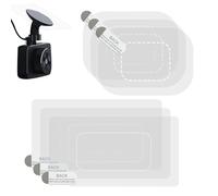 Juego de 6 protectores para parabrisas de coche, película transparente para parabrisas de pantalla, película de cámara de salpicadero de fácil aplicación, estilo de protección de accesorios de coche