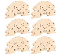 Juego de 6 puentes Morin Khuur de madera de arce compatibles para varios modelos de violín de cabeza de caballo para puente Tone Morin Khuur