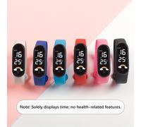 Juego de 6 pulseras multicolor con pantalla táctil LED, set de regalo de reloj electrónico de moda juvenil