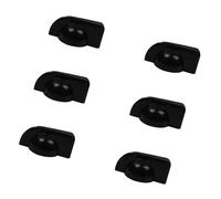 Juego de 6 punteros de cabeza de pollo, perillas de pedal de efecto de repuesto para guitarra, accesorios de guitarra fáciles de usar