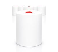 Juego de 6 Rollos de Papel de Mano Premium TAD de 2 Capas, 100 m por Rollo, 100% Calidad TAD, para dispensador de Toallas Blanc Cosmos, 1 Set