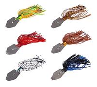 Juego de 6 señuelos artificiales, en caja, señuelos de pesca, lucio, perca, lucioperca, lucio, cebo, chatterbaits spinbait, señuelos de pesca, crankbait accesorios