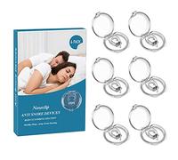 Juego de 6 Silicona Magnética Anti Ronquidos, el tapón antironquidos finalmente ayuda contra los ronquidos - anillo nasal magnético como agente antirronquidos| Maximiza El Oxígeno Alivio Rápido