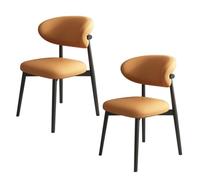 Juego de 6 sillas de comedor de madera con respaldo de piel sintética, alta capacidad de carga, elegantes para restaurante, sala de estar, hotel, dormitorio (negro y gris claro)