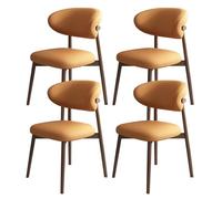 Juego de 6 sillas de comedor de madera con respaldo de piel sintética, alta capacidad de carga, elegantes para restaurante, sala de estar, hotel, dormitorio (negro y gris claro)