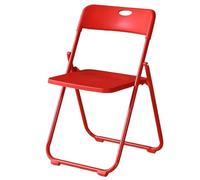 Juego de 6 sillas plegables cómodas y con diseño que ahorra espacio, ideal para sala de estar, cafetería, dormitorio, oficina, patio, elegantes opciones negras y rojas