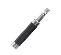 Juego de 6 soportes magnéticos para brocas de tornillo con longitud ajustable y funda de guía autorretráctil para taladro eléctrico de vástago hexagonal y mano para conductores (80 mm)