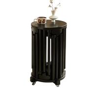 Juego de 6 taburetes apilables de madera con ruedas para cocina, sala de estar, bar, no requiere montaje