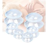 Juego de 6 tamaños de terapia de cupping profesional para estudio y hogar de silicona, succión más fuerte, adecuado para masaje miofascial, nervio, alivio del dolor en las articulaciones
