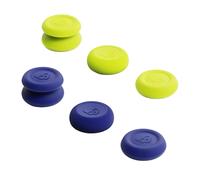 Juego de 6 tapas de agarre para el pulgar, tapas para joystick, cubiertas para joystick, color amarillo y azul