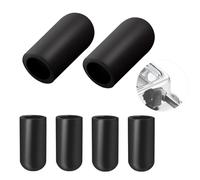 Juego de 6 tapas de goma para máquina de llenado de cigarrillos, negras, compatibles con OCB Mikromatic y Top-o-Matic, tapones duraderos y flexibles, fácil instalación, piezas de repuesto