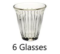 La Rochère Tazas de café Zinc, 200 ml, transparente (6 unidades)