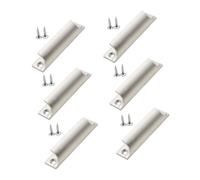 Juego de 6 tiradores de aluminio para cajones de 3 pulgadas de centro a centro, fáciles de usar, para cajones de cocina y baño, manijas moderas