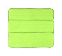 Juego de 6 trapeadores reutilizables para Swiffer para PowerMop para limpieza de microfibra para almohadillas para eliminar eficazmente el polvo, 38 x 12 cm (paquete de 3)