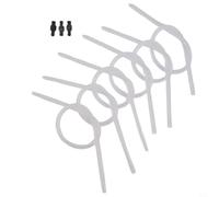Juego de 6 tubos de leche de silicona de 38 cm con 3 puertos para Impressa E60 E80 F50 S8 Z8 y para cafetera automática Ena 9 3 8 A5 A7 A9 D6 WE8 C50 C60 F7 F8 F9