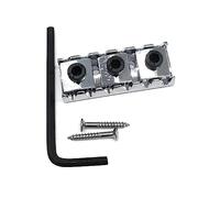 Juego de 6 tuercas de bloqueo de cuerda de guitarra eléctrica de 43 mm con tornillos de montaje y llave, juego de accesorios de tuerca de bloqueo de guitarra