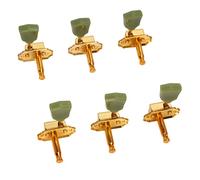Juego de 6 Uds de Clavijas de Afinación de Cuerdas de Guitarra, Clavijas de Afinación para Guitarra Eléctrica Acústica 3L3R, Piezas de Guitarra Eléctrica (Oro)