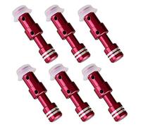 Juego de 6 válvulas flotantes y tapas, anillos de sellado, piezas de repuesto, válvulas flotantes con textura metálica para una cocción segura