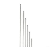 Juego de 6 varillas de extensión de indicador digital, barras de extensión tipo tornillo M2.5 para precisión para indicadores de esfera, kit de laboratorio de 1 a 6 pulgadas