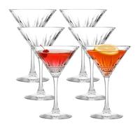Juego de 6 vasos de martini de estilo vintage, 155 ml, copas de cóctel, martini, copas de champán, copas de margarita, perfectas para fiestas, regalos, fiestas de inauguración de la casa