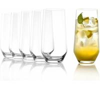 Juego De 6 Vasos De Vidrio Para Agua Y Long Drink Serie REVOLUTION Ml 390