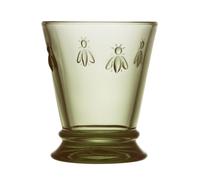 Juego de 6 vasos La Rochere Napoleon Bee verde oliva - Cristaler a La Rochere Bee - Vasos de cristaler a de lujo (10 oz)