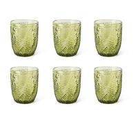 Juego de 6 vasos Leaf de 300 ml