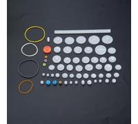 Juego de 60 engranajes helicoidales de corona de reducción doble de eje de plástico para bricolaje