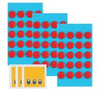 Juego de 60 patines de ratón para gaming, ultrasuaves, 100% PTFE, pies redondos rojos de 6 mm, almohadillas deslizantes perfectas para Logitech G Pro, oficina, juegos FPS, pies de repuesto