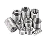 Juego de 60 piezas de roscas de alambre de acero helicoidales roscadas de 3 mm a 12 mm con mecanismo de bloqueo antivibración roscado
