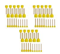 Juego de 60 pinceles de esponja redondos para pintar a mano para niños - Esponja DIY en 4 tamaños