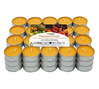 Juego de 60 velas de té perfumadas con frutas tropicales