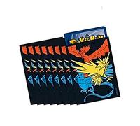Juego de 65 fundas protectoras para tarjetas Pokémon de la caja de entrenador de élite - Presenta tus tarjetas con las fundas promocionales de las cajas Pokémon ETB (Moltres, Zapdos & Articuno)
