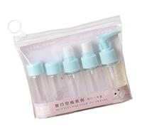 Juego de 7/9 botellas de cosméticos de viaje, botellas pequeñas vacías para champú, loción y acondicionamiento