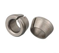 Juego de 7 adaptadores de portabrocas de carburo para máquina de grabado y enrutador de madera, 10 mm, 9,5 mm, 8 mm, 6,35 mm, 6 mm, con tuerca, compatible con M17