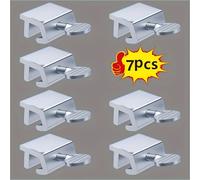 Juego de 7 cerraduras ajustables deslizantes para ventanas, dispositivo de seguridad para ventanas, uso comercial en hogar, oficina y RV, diseño moderno, fácil instalación