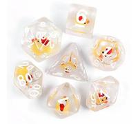 Juego de 7 Dados de Resina - Gama Insert - en Caja - Pato