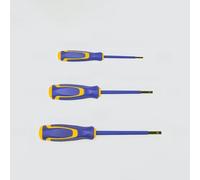 Juego de 7 destornilladores aislados con mango ergonómico antideslizante, acero al cromo vanadio, 1000 V nominal para electricistas y bricolaje - Cruz/plano/Phil