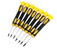 Juego de 7 destornilladores Torx T3-T10H, puntas de estrella de seguridad con agujero para reparación de teléfonos Xbox 360 PS3 y PC, kit de herramientas de precisión de acero endurecido