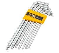 Juego de 7 llaves 5071l torx jcb, t10-t40, para trabajos de mantenimi