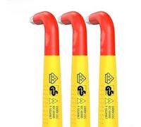 Juego de 7 llaves hexagonales aisladas con certificación VDE a 1000 V con construcción de acero aleado mecanizado de precisión para un compromiso constante de tornillo (7 piezas tipo B)