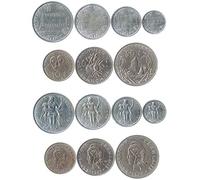 Juego de 7 Monedas de la Polinesia Francesa: 50 céntimos, 1, 2, 5, 10, 20, 50 francos. 1965-1970