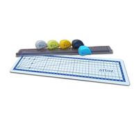 Juego de 7 piezas con regla, 5 cortes