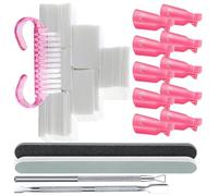 Juego de 7 piezas de cuidado de uñas Emery Boards Nutia Herramientas y Bloques de búfer Uñas Pulido Gel Remover Herramienta Para O Levantador de Uñas de Salón