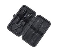 Juego de 7 piezas de pedicura profesional con estuche de acero inoxidable, cortaúñas de acero inoxidable, herramientas de aseo para hombres, mujeres, padres, pacientes mayores, viajes, cuidado facial