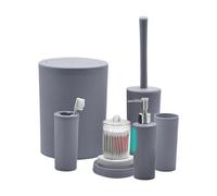 Juego de 7 piezas-Porta Cepillo de Dientes, Jabón, Cesta | Productos para el hogar, Ducha, Interior, Exterior, Viajes, Hoteles y Organización para el, En el ap