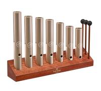 Juego de 7 piezas Wah-Wah Tube Chime Chakra, 432 Hz, ideal para meditación, curación con sonido y yoga