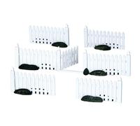 Juego de 7 vallas de pl stico para villas navide as Lemax - 14388