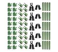 Juego de 70 clips de conexión ajustables para jardinería perfectos para apoyar plantas trepadoras y estructuras de jardín